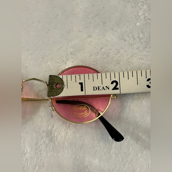 Pink Round Lens Sunglasses - Picture 7 of 11